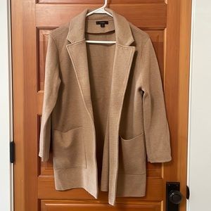 JCrew Sweater Blazer Tan